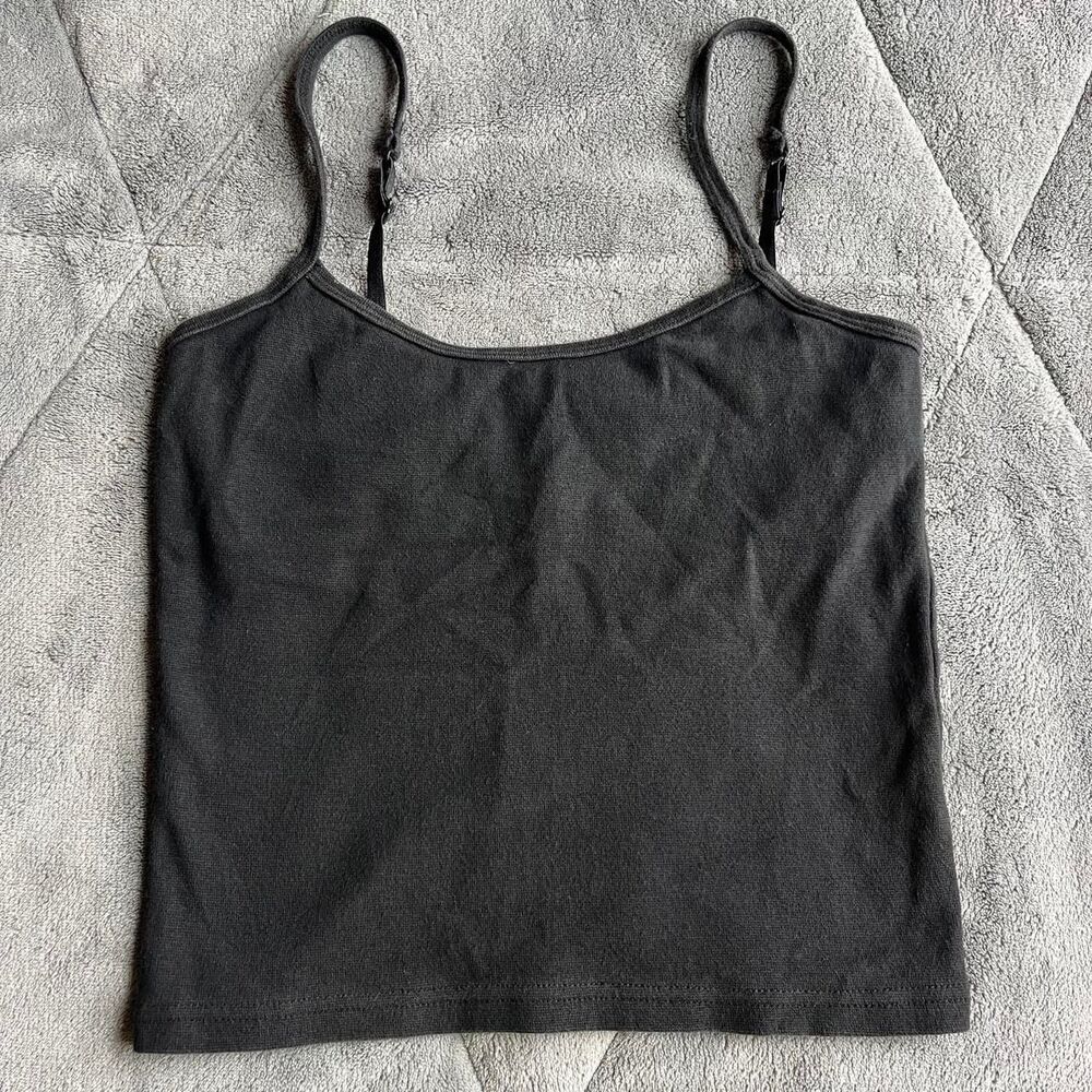 Vintage Y2K Energie black cami crop tank top size medium